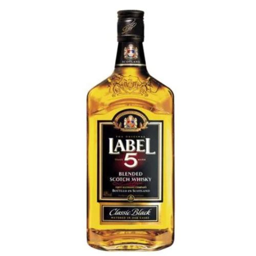 Label 5 Whisky Classic Black Blended Scotch 0,7l