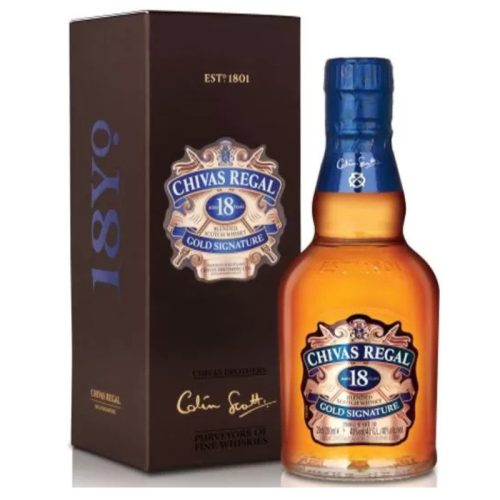 Chivas Regal Whisky 18 years Gold Signature Blended Scotch 0,2l DD.