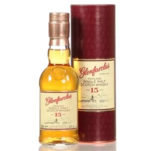 Glenfarclas Whisky 15 years Highland Single Malt Scotch 0,2l DD.