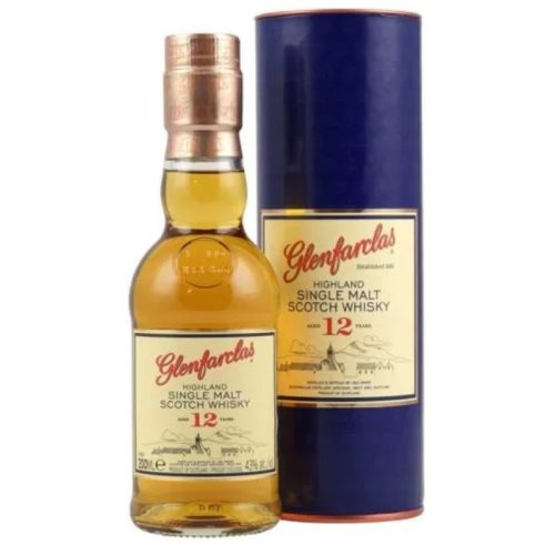 Glenfarclas Whisky 12 years Highland Single Malt Scotch 0,2l DD.