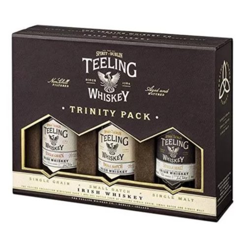 Teeling Whisky Trinity Pack (Single Grain-Small Batch-Single Malt) 3*0,05l DD.