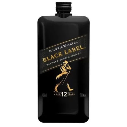 Johnnie Walker Whisky 12 years Black Label Blended Pocket Scotch 0,2l