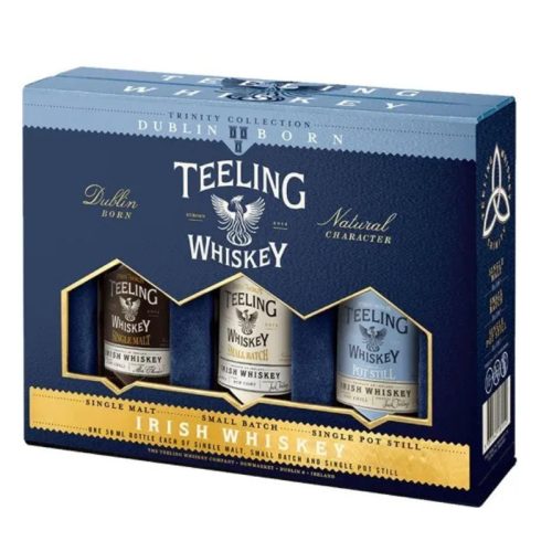 Teeling Whisky Trinity Pack 0,05l*3 DD. (Single Pot Still-Small Batch-Single Malt)