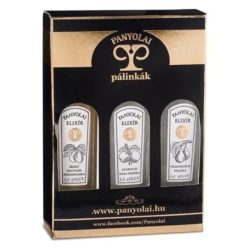   Panyolai Pálinka Díszdoboz Mini Válogatás 3*0,05l (ITALT NEM TARTALMAZ!)